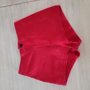 American Apparel Red Disco Shorts Size XS